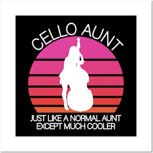 cello Aunt Posters and Art